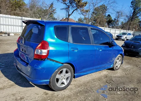 2008 Honda Fit Sport из США, поврежденный, VIN JHMGD38658S025827
